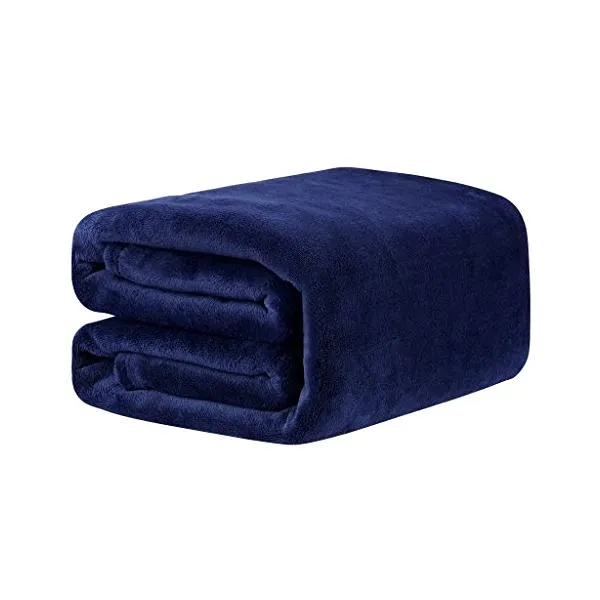 Cozy Ultra-Soft Plush Fleece Throw Blanket - Assorted Colors