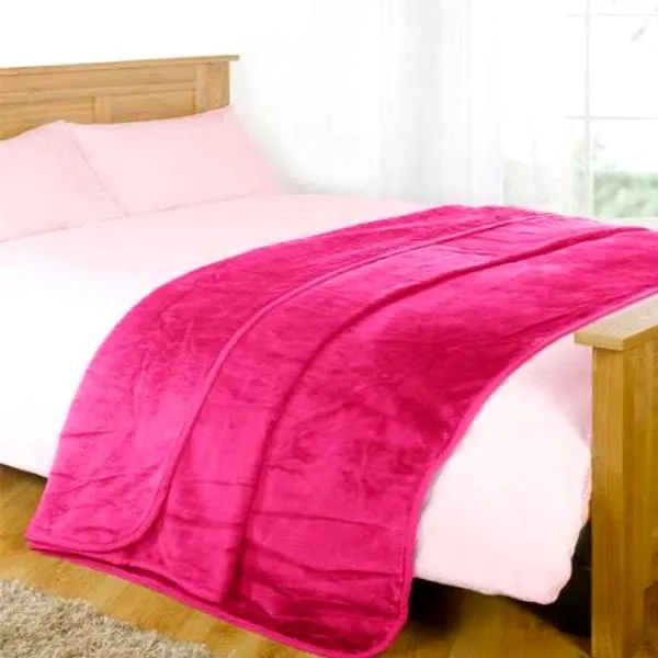 Cozy Ultra-Soft Plush Fleece Throw Blanket - Assorted Colors