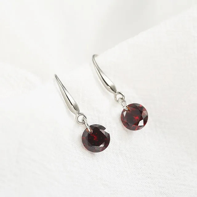 Crystal Water Drop Earrings Women