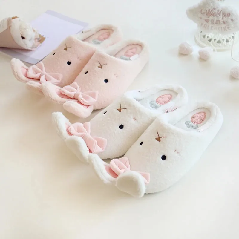 CUTE LONG EARS BUNNY SLIPPERS UB2511