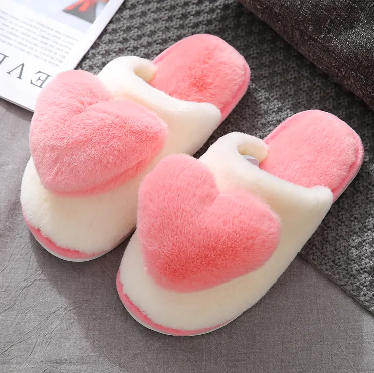 Cute love slippers   KF82329