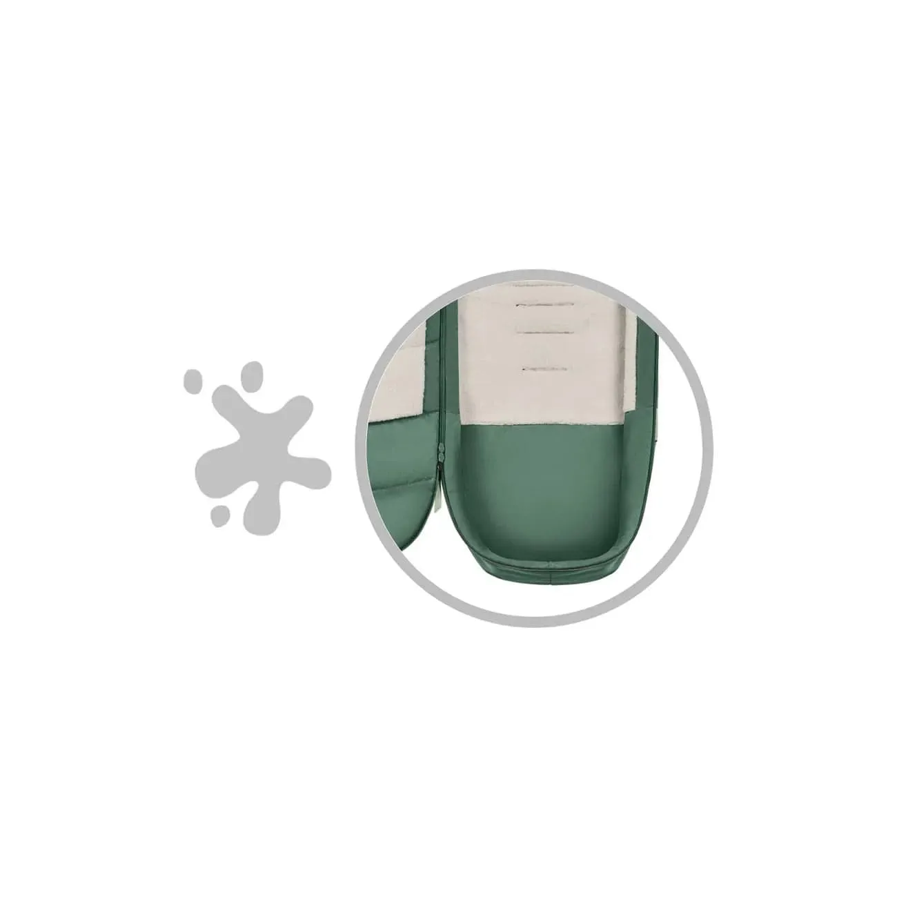 Cybex Platinum Footmuff - Leaf Green