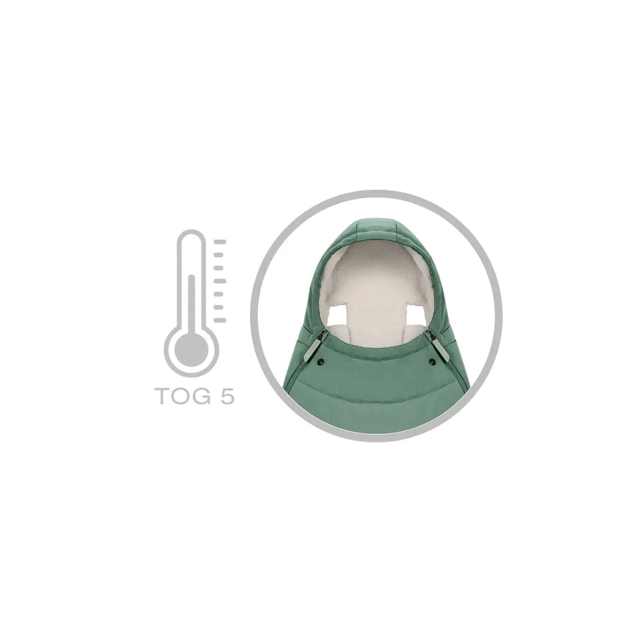 Cybex Platinum Footmuff - Leaf Green