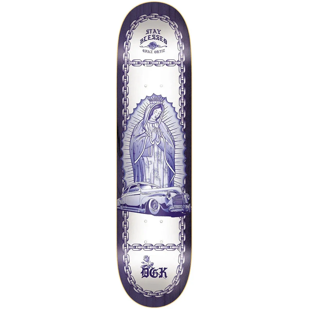 DGK - Chaz Ortiz Lo-Side 8.5 Skateboard Deck