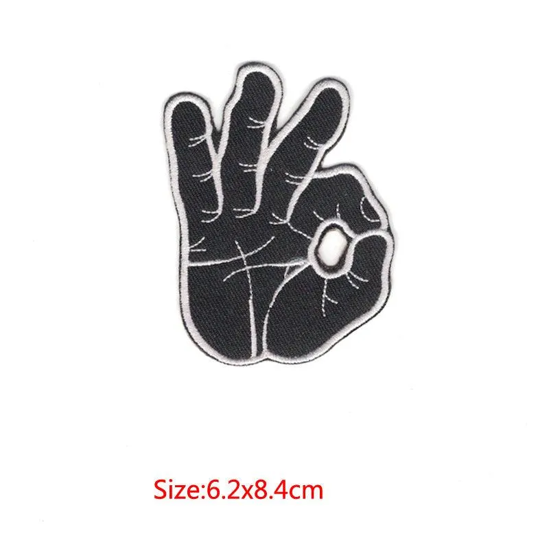 Embroidery Shoes Cloth Paste OK Clothing Accessories