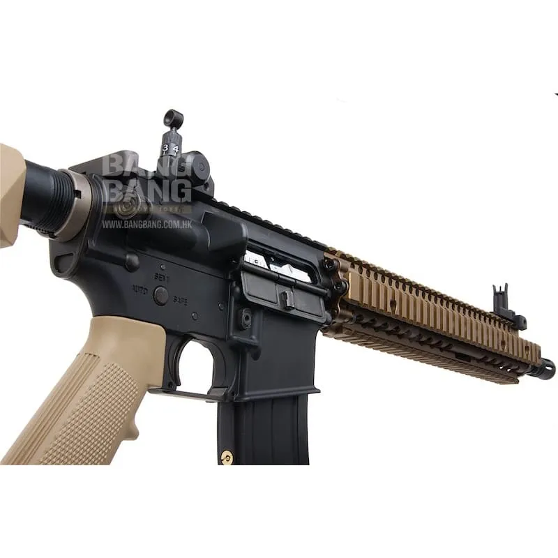 EMG Colt Licensed Daniel Defense 12.5 inch M4A1 SOPMOD Block 2 GBBR Airsoft -  BK/ DE (by King Arms)