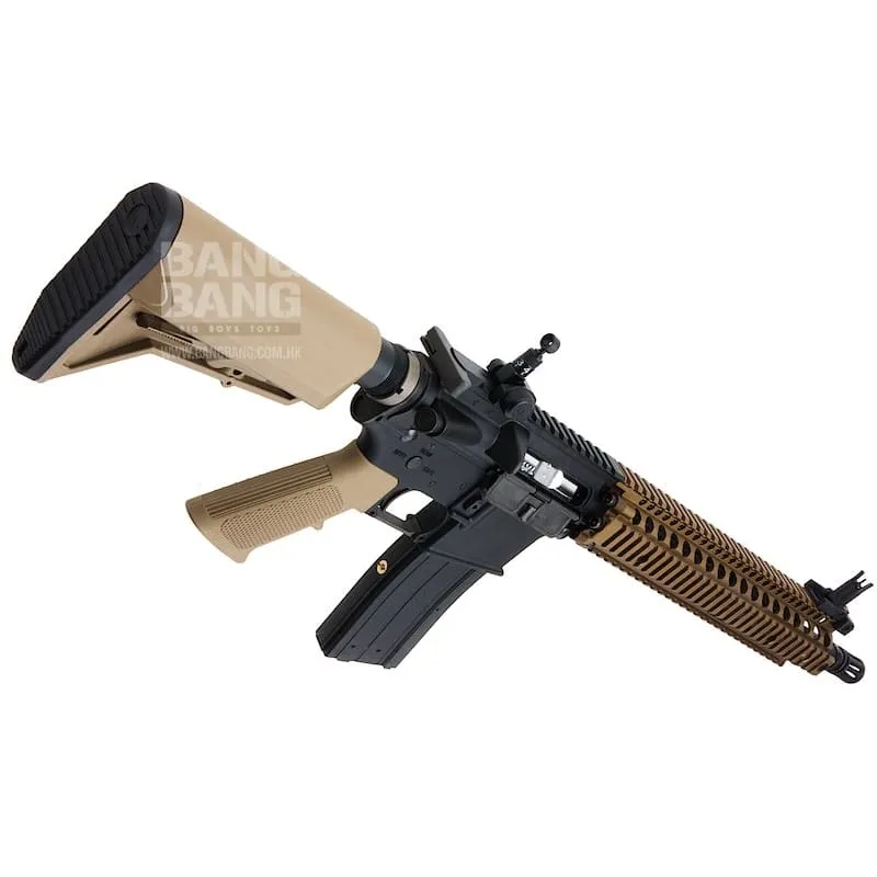 EMG Colt Licensed Daniel Defense 12.5 inch M4A1 SOPMOD Block 2 GBBR Airsoft -  BK/ DE (by King Arms)