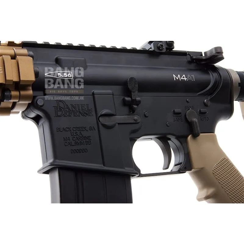 EMG Colt Licensed Daniel Defense M4A1 FSP GBBR Airsoft - BK/ DE (by King Arms)