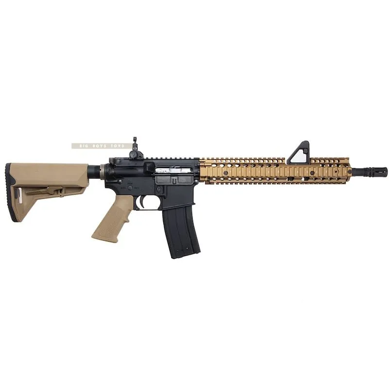 EMG Colt Licensed Daniel Defense M4A1 FSP GBBR Airsoft - BK/ DE (by King Arms)
