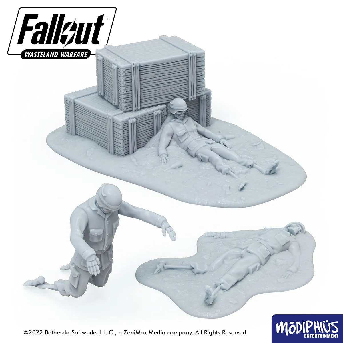 Fallout: Wasteland Warfare - Print at Home - Brotherhood of Steel Encampment STL