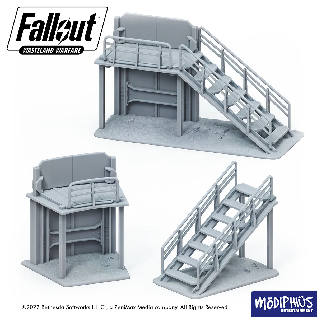 Fallout: Wasteland Warfare - Print at Home - Brotherhood of Steel Encampment STL