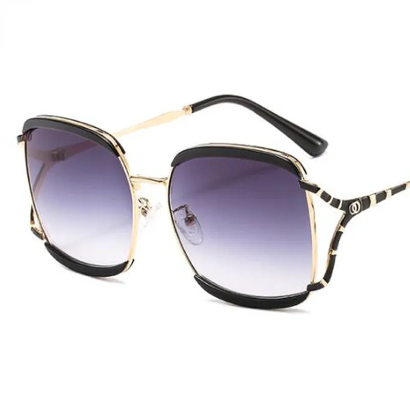 Fashion Shades women designer sun glasses high quality Luxury Brand Square Oversized Sunglasses For Ladies Summer Trendy Eyewear
