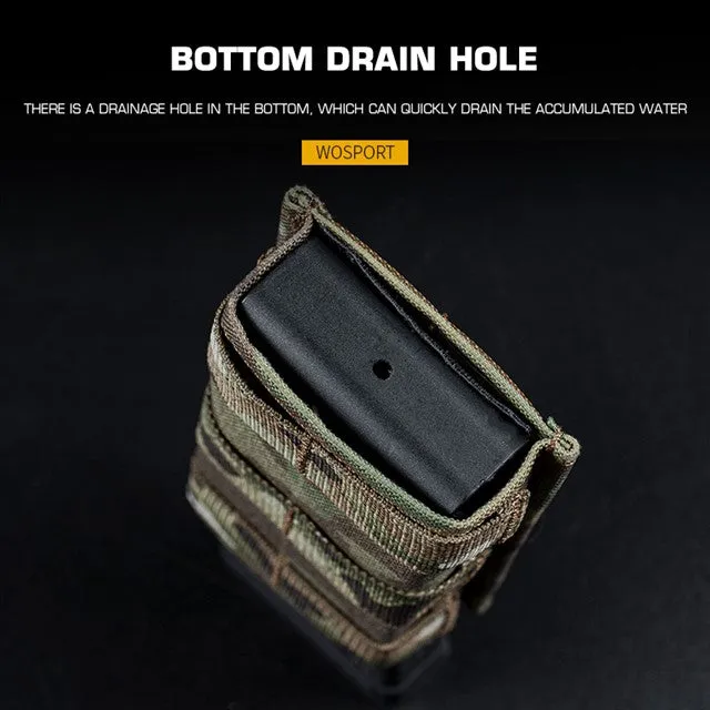 FAST Type Single 5.56 Magazine Pouch  (Long) - Black