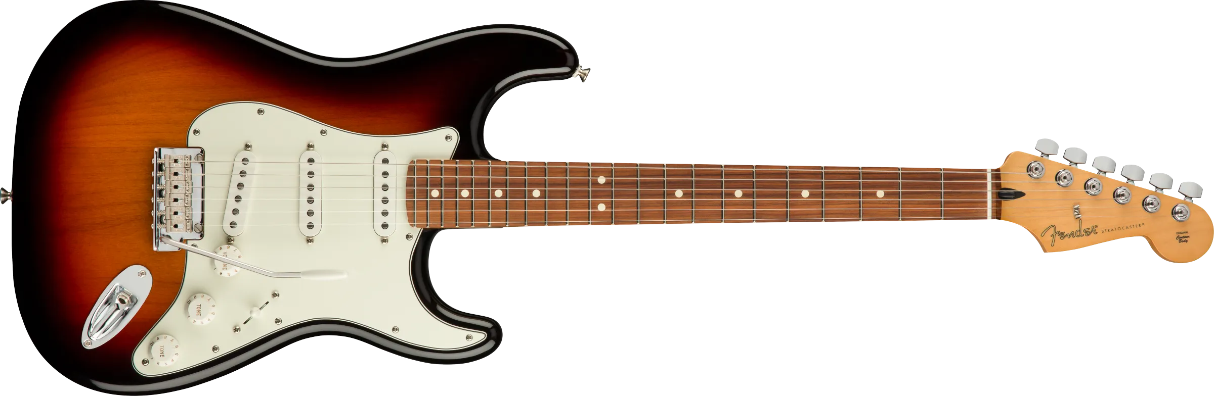 Fender Player Stratocaster®, Pau Ferro Fingerboard, 3-Color Sunburst