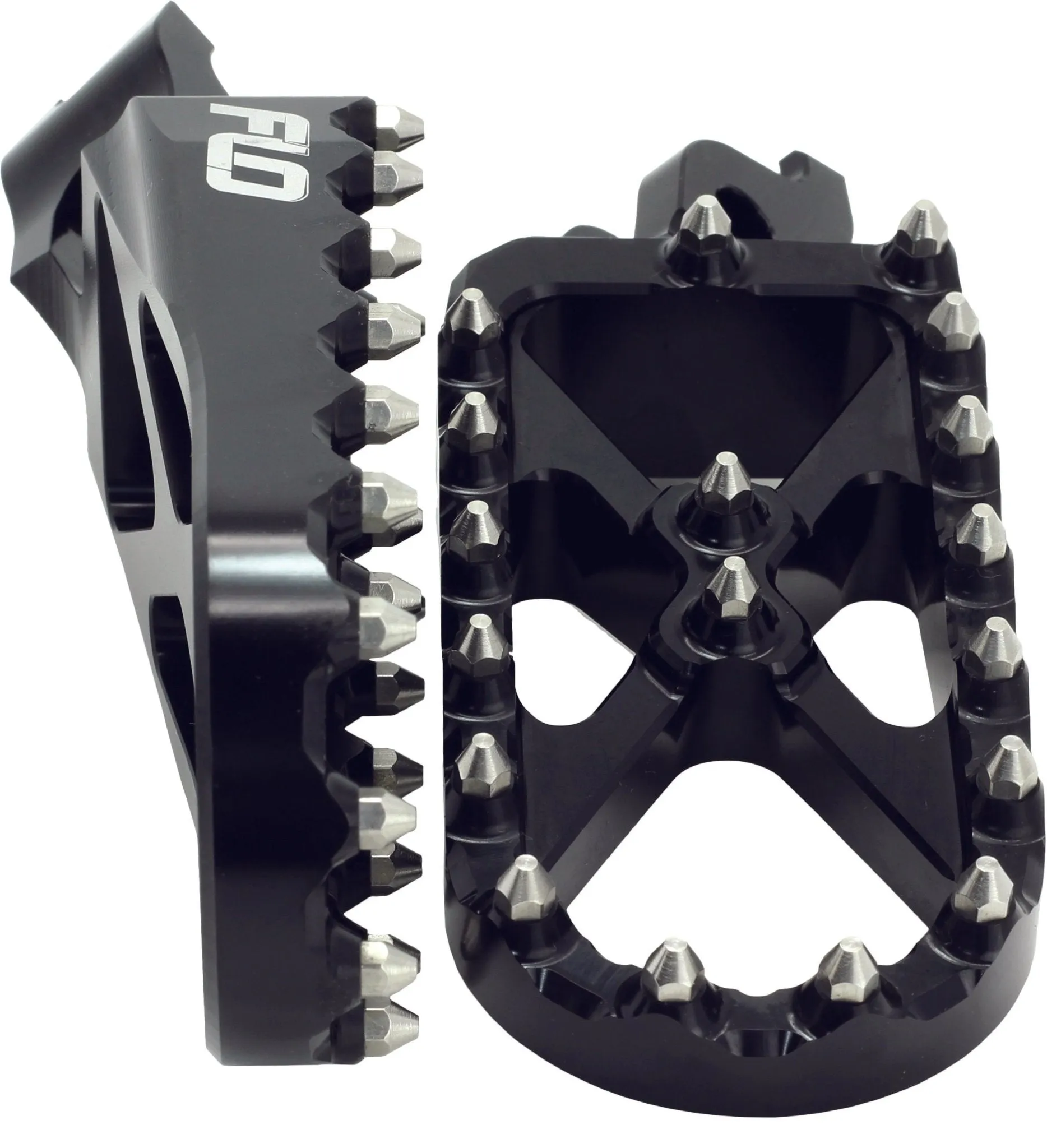 FLO MOTORSPORTS SPEG-795-2BLK Adventure/Snow Foot Pegs