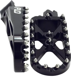 FLO MOTORSPORTS SPEG-795-2BLK Adventure/Snow Foot Pegs