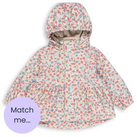 Floral Waterproof Jacket