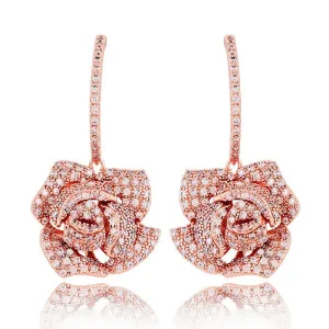 Flower Style Wedding Drop Earring