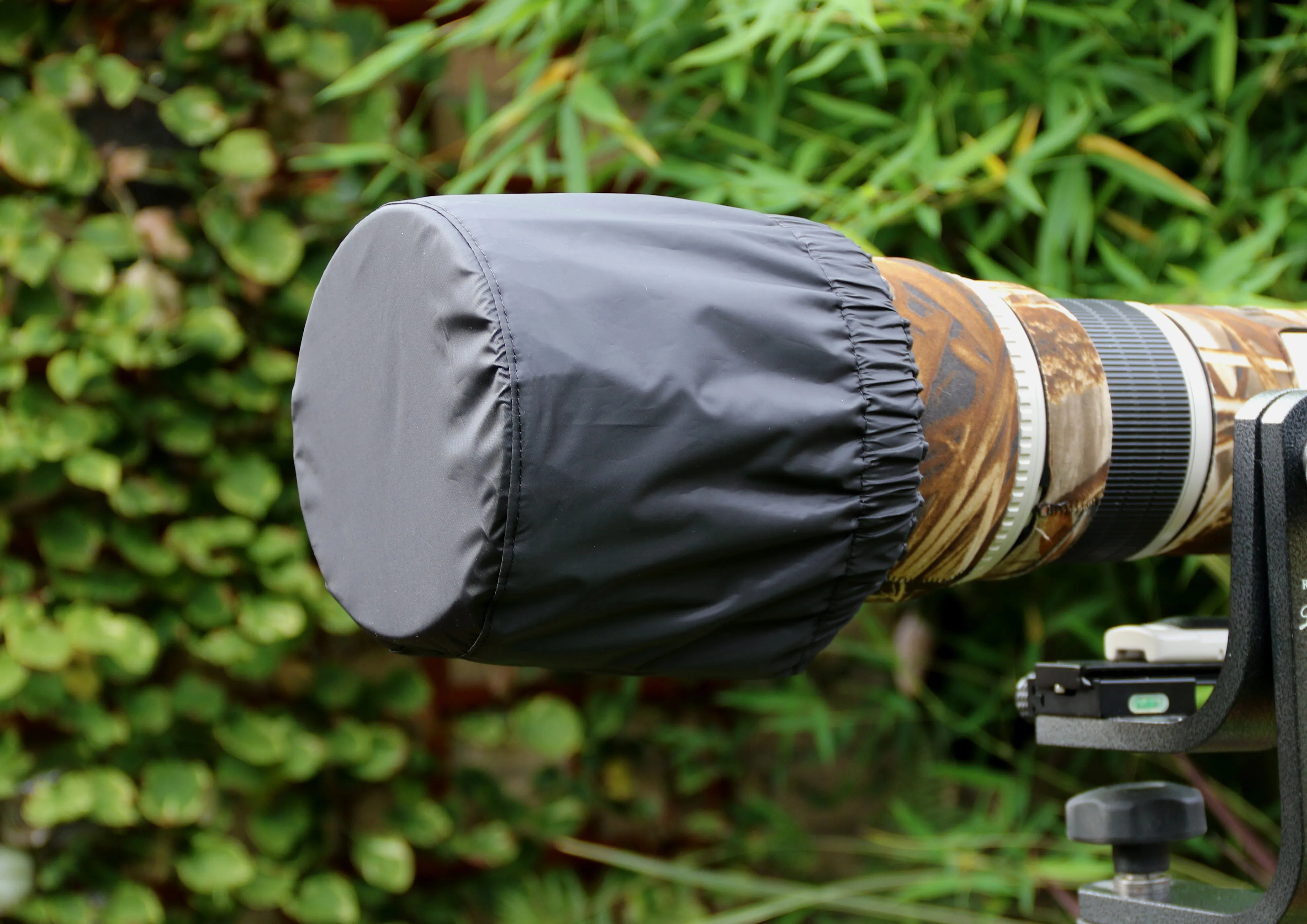 For CANON lens range SET  Waterproof Reversible Double layer  DPM Camo - Black Camera Lens Cover & CAP