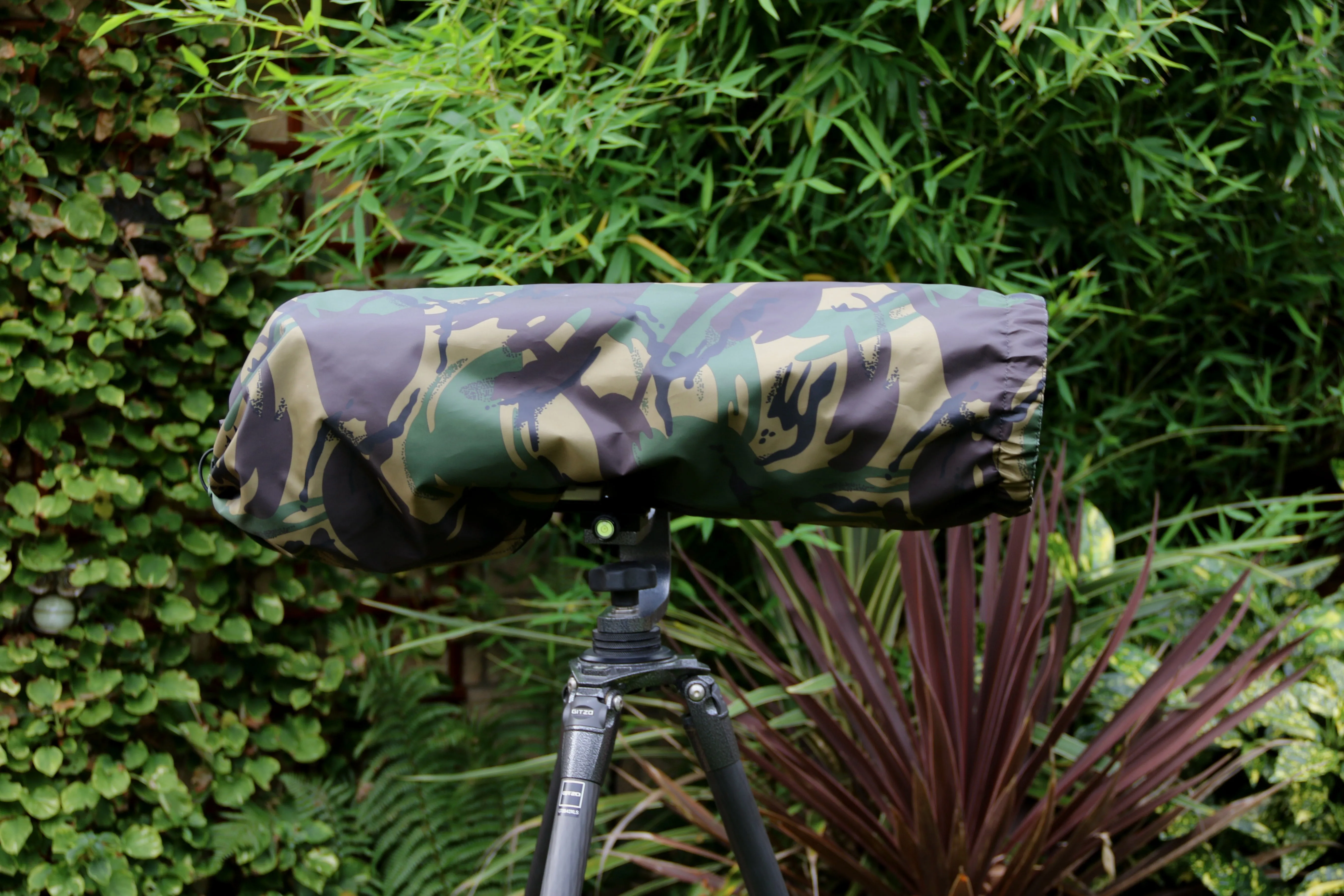 For CANON lens range SET  Waterproof Reversible Double layer  DPM Camo - Black Camera Lens Cover & CAP