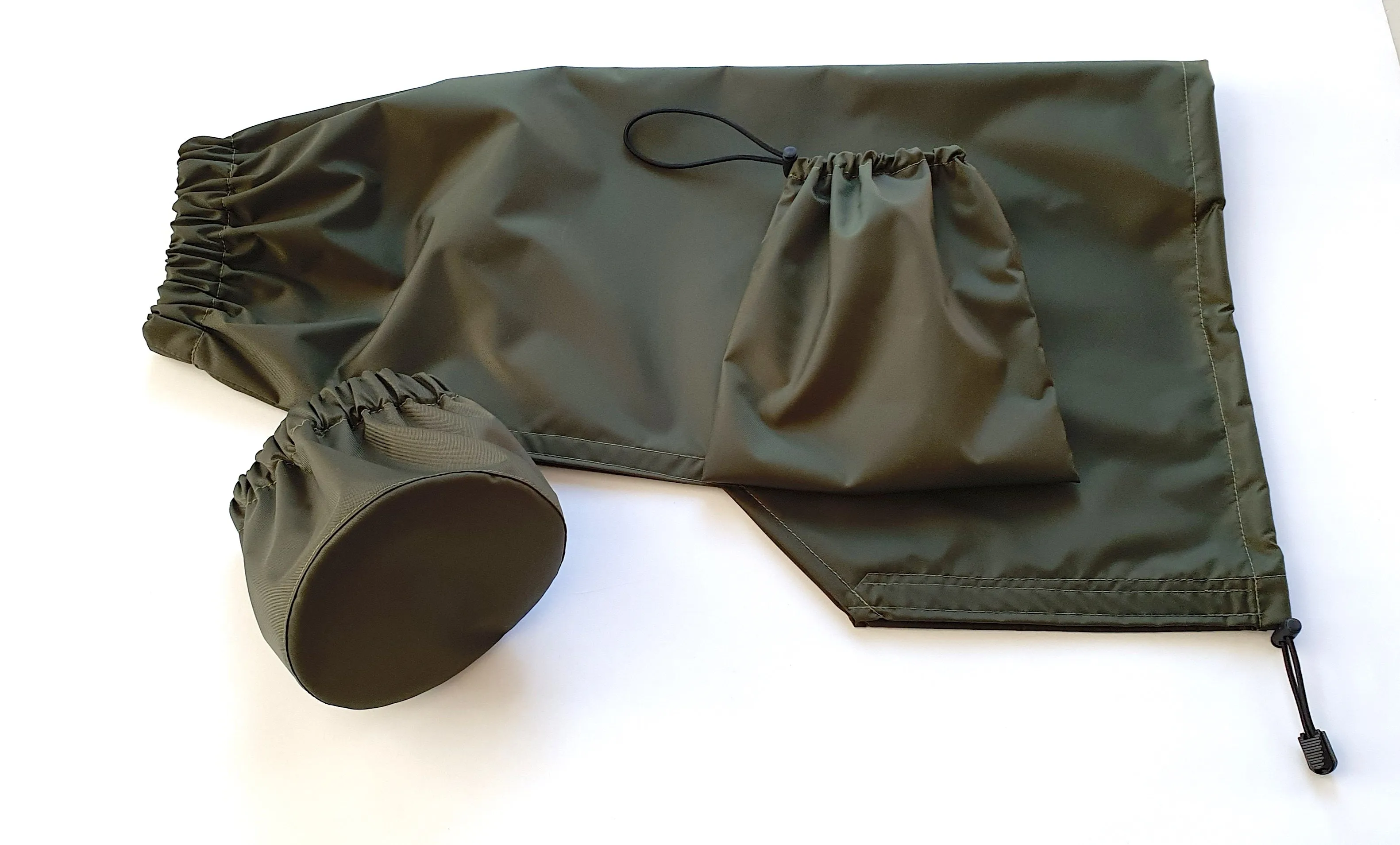 For TAMRON lens range Waterproof Camera Lens Rain Cover, CAP and Pouch SETS in DPM Camo, Olive green, Black colours