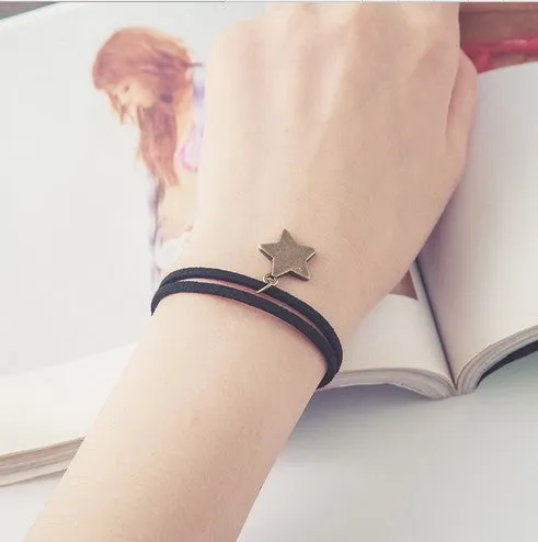Free shipping wholessale Vintage imitation pearl sun black lace cute bracelets & bangles handmade accessories jewelry bracelets