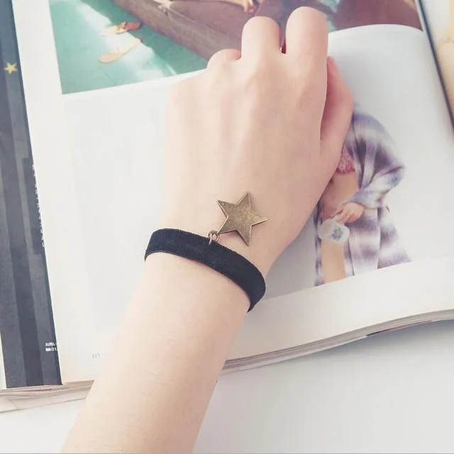 Free shipping wholessale Vintage imitation pearl sun black lace cute bracelets & bangles handmade accessories jewelry bracelets