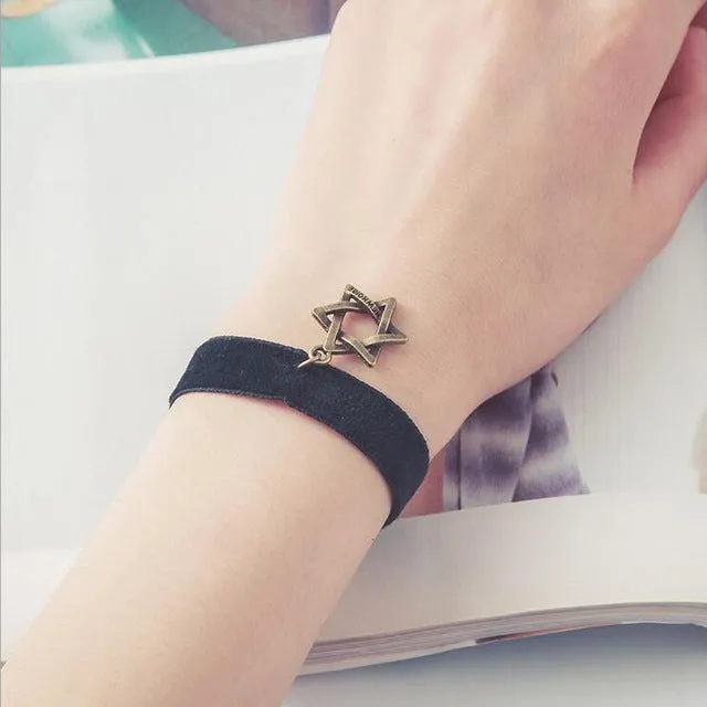 Free shipping wholessale Vintage imitation pearl sun black lace cute bracelets & bangles handmade accessories jewelry bracelets