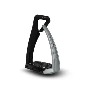 Freejump Soft Up Pro   Black Silver Edition Stirrups