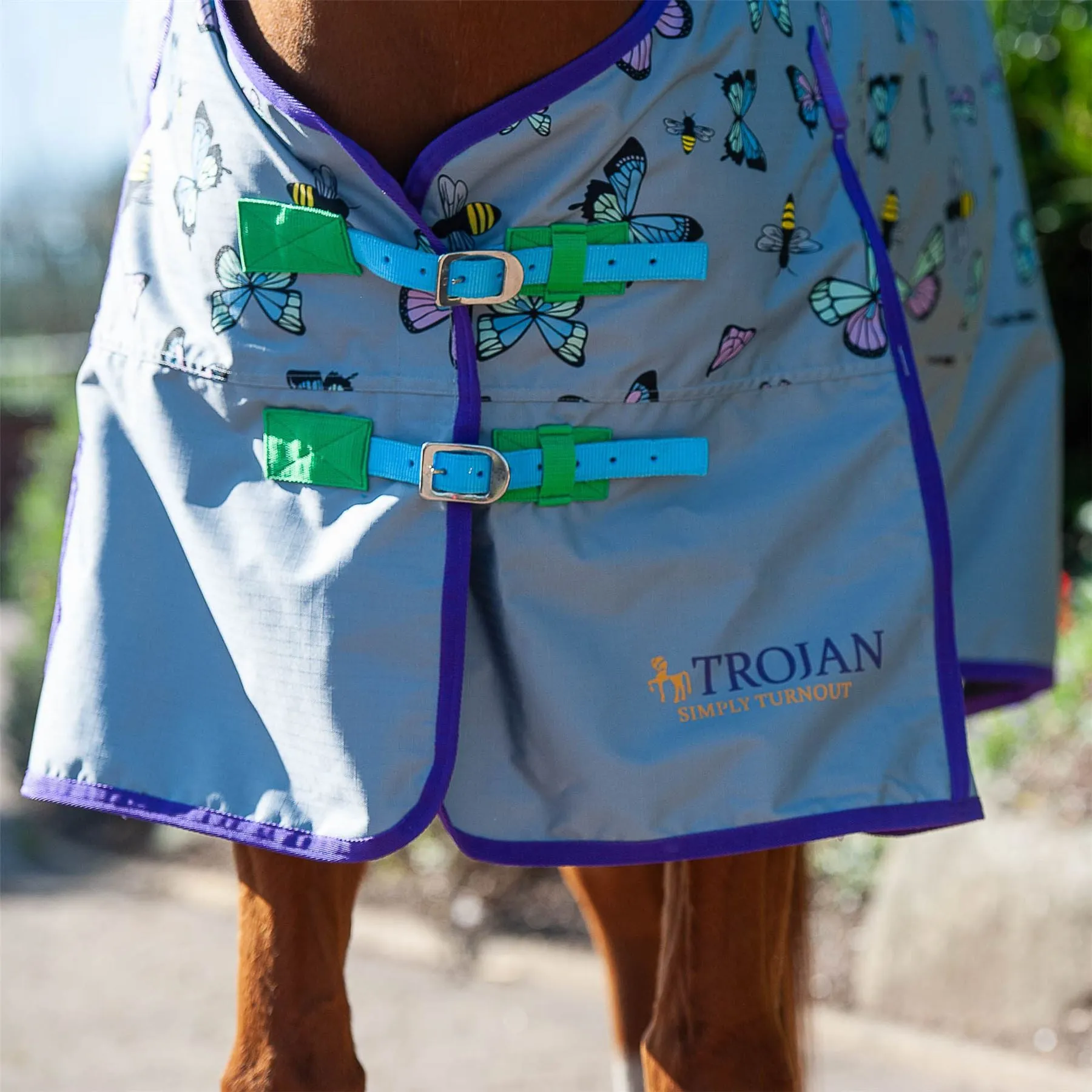 Gallop Equestrian Trojan Bees & Butterflies Lightweight Turnout