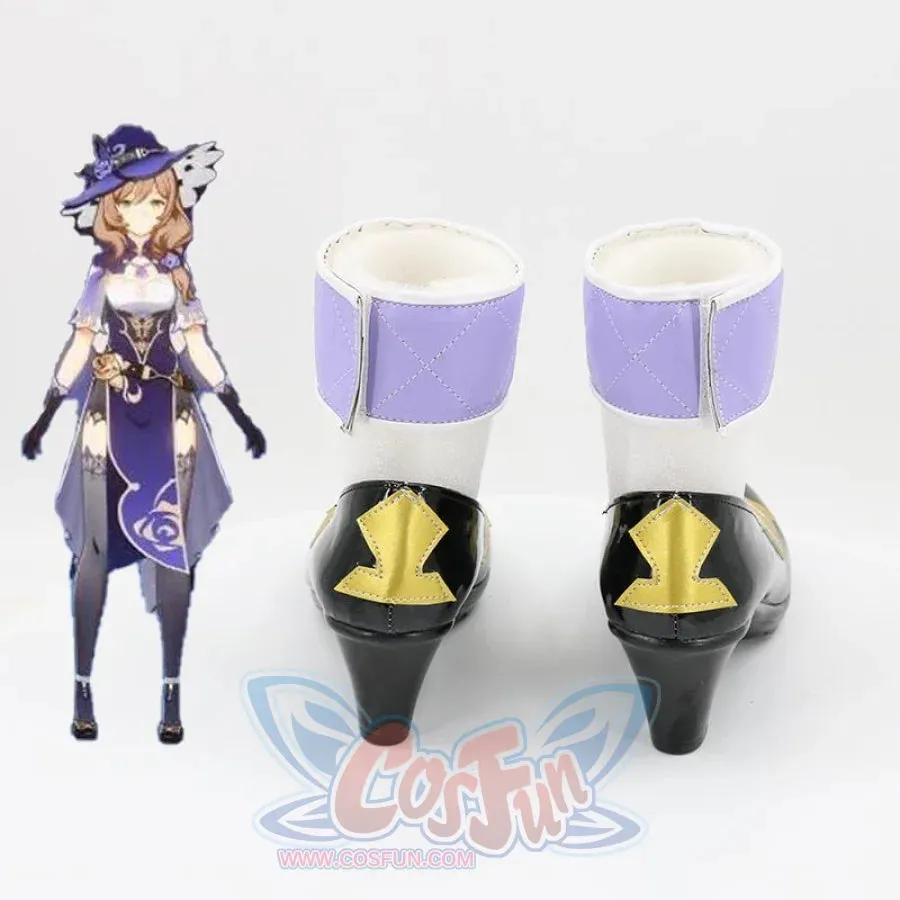 Genshin Impact Lisa Cosplay Shoes High Heels mp006321