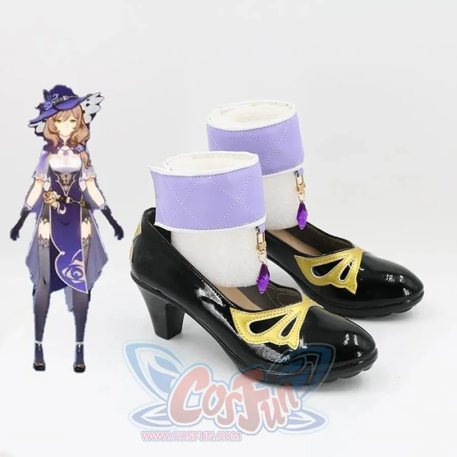 Genshin Impact Lisa Cosplay Shoes High Heels mp006321