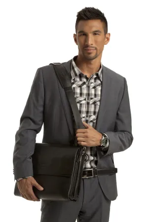 Gray Suit with Bag