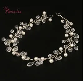 handmade Bridal Hair Accessories New Tiara Head Piece crystal head piece Women Girls rhinestone pageant tiaras and crowns RE688