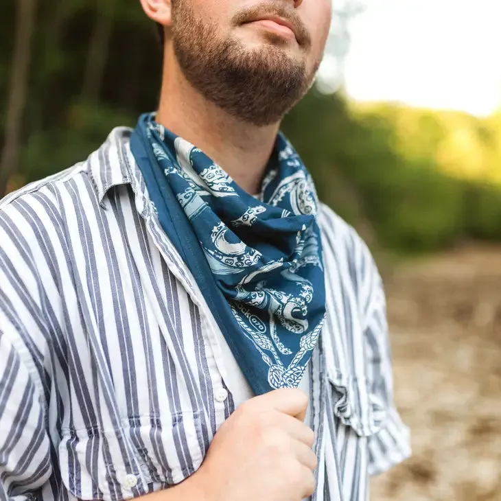 Handprinted Bandanas by Hemlock Goods
