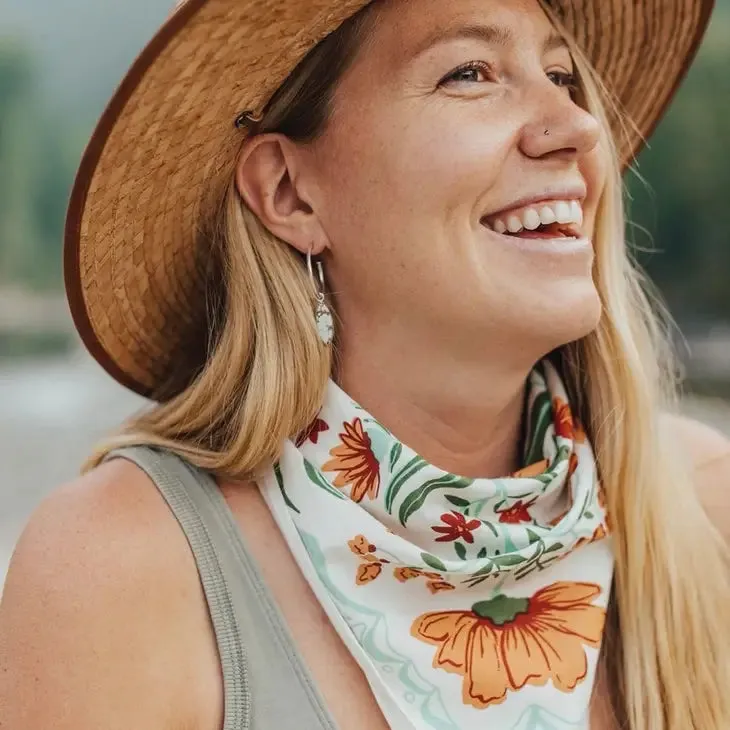 Handprinted Bandanas by Hemlock Goods