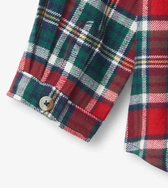 Hatley Christmas Plaid Button Down
