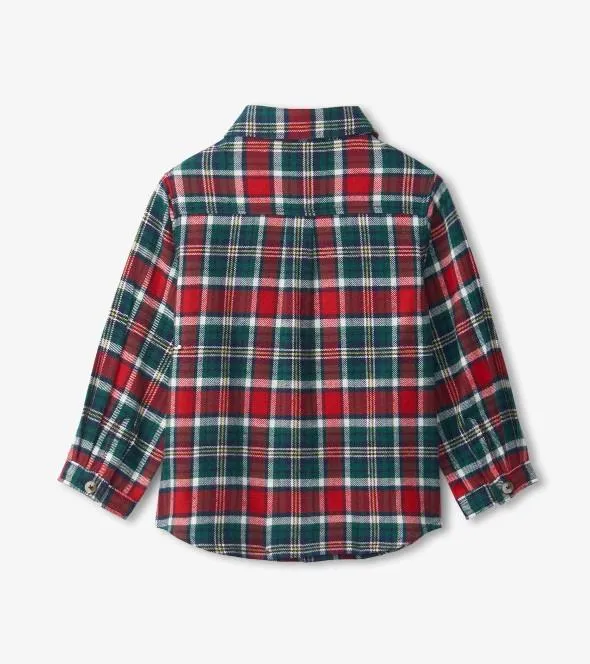 Hatley Christmas Plaid Button Down