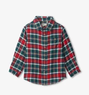 Hatley Christmas Plaid Button Down