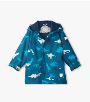 Hatley Real Dinos Colour Changing Raincoat Size 2 to 7y