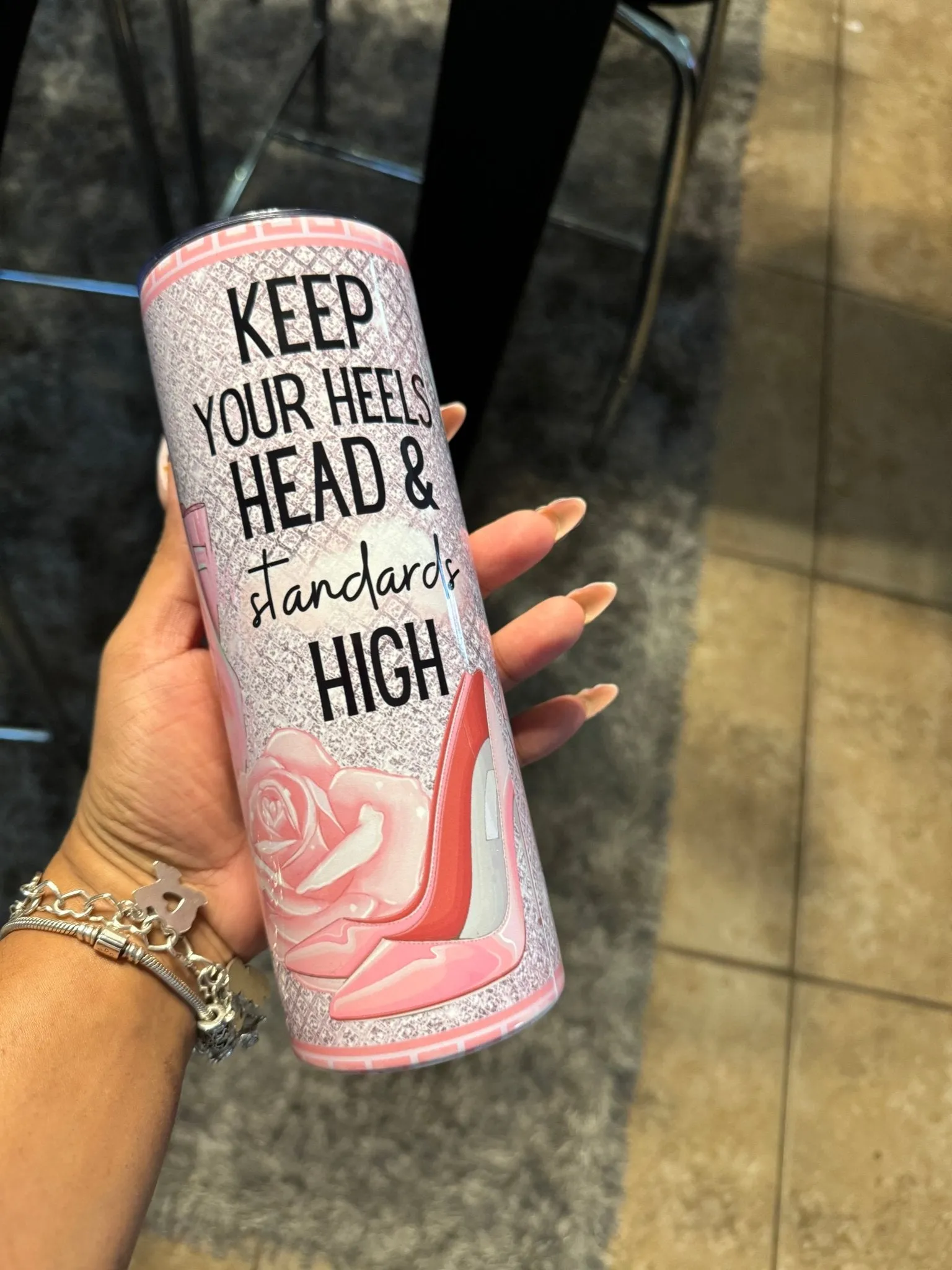 High Heels High Standards 20oz Tumbler Cup