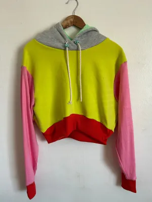 Hoodie- Partially Up-cycled  Neon
