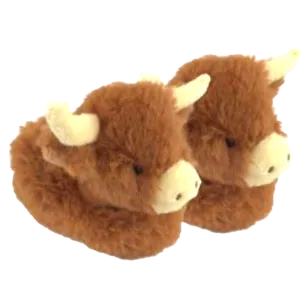 Horned Hamish Highland Cow Baby Slippers