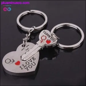 I LOVE YOU Couple Keychain Perfect Gift for Anniversaries,
