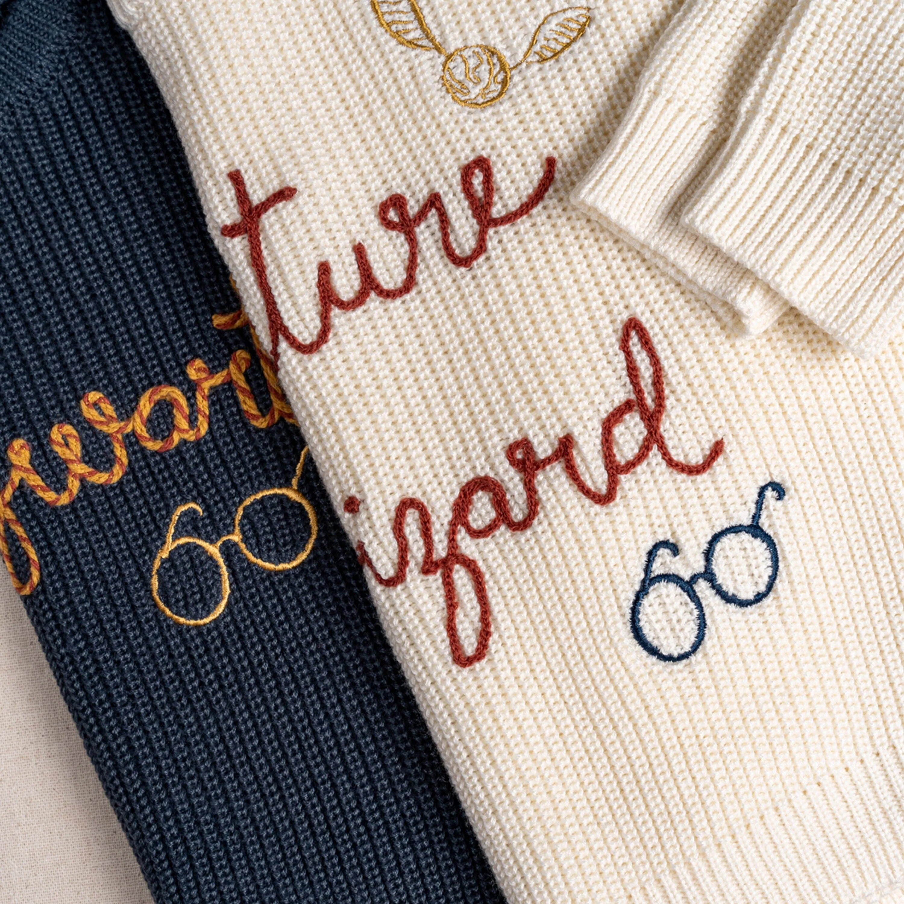 Infant and Toddler Neutral Hogwarts Sweater