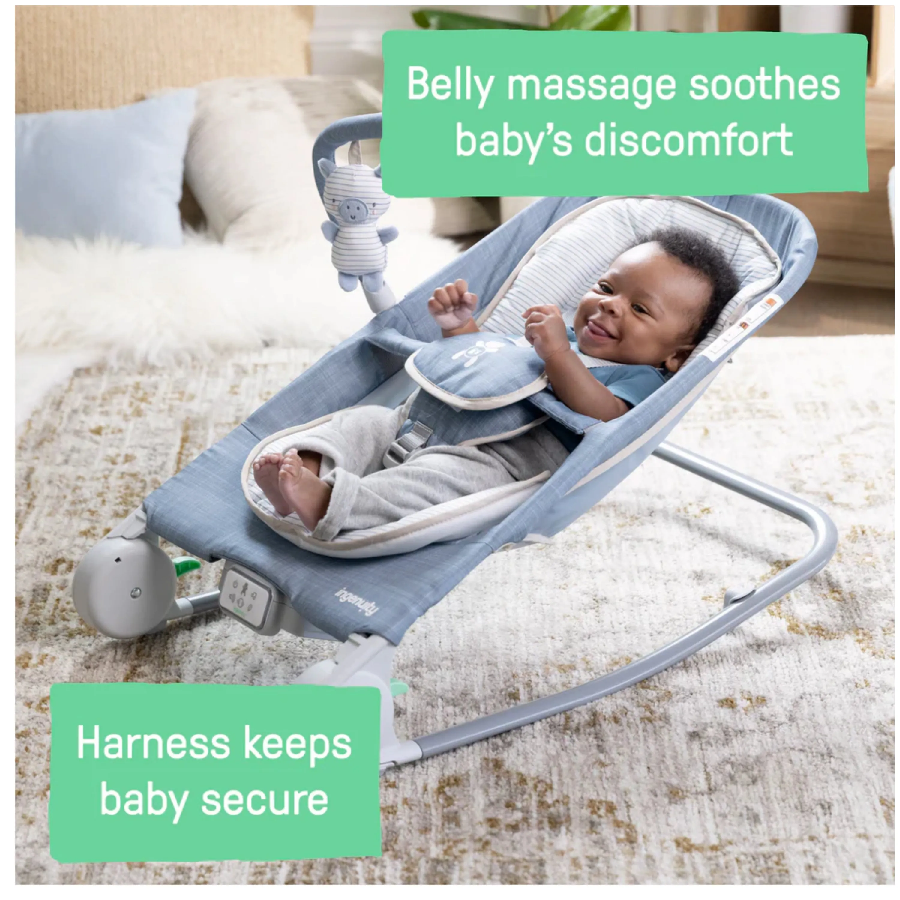 Ingenuity B Happy Seat - Chambray