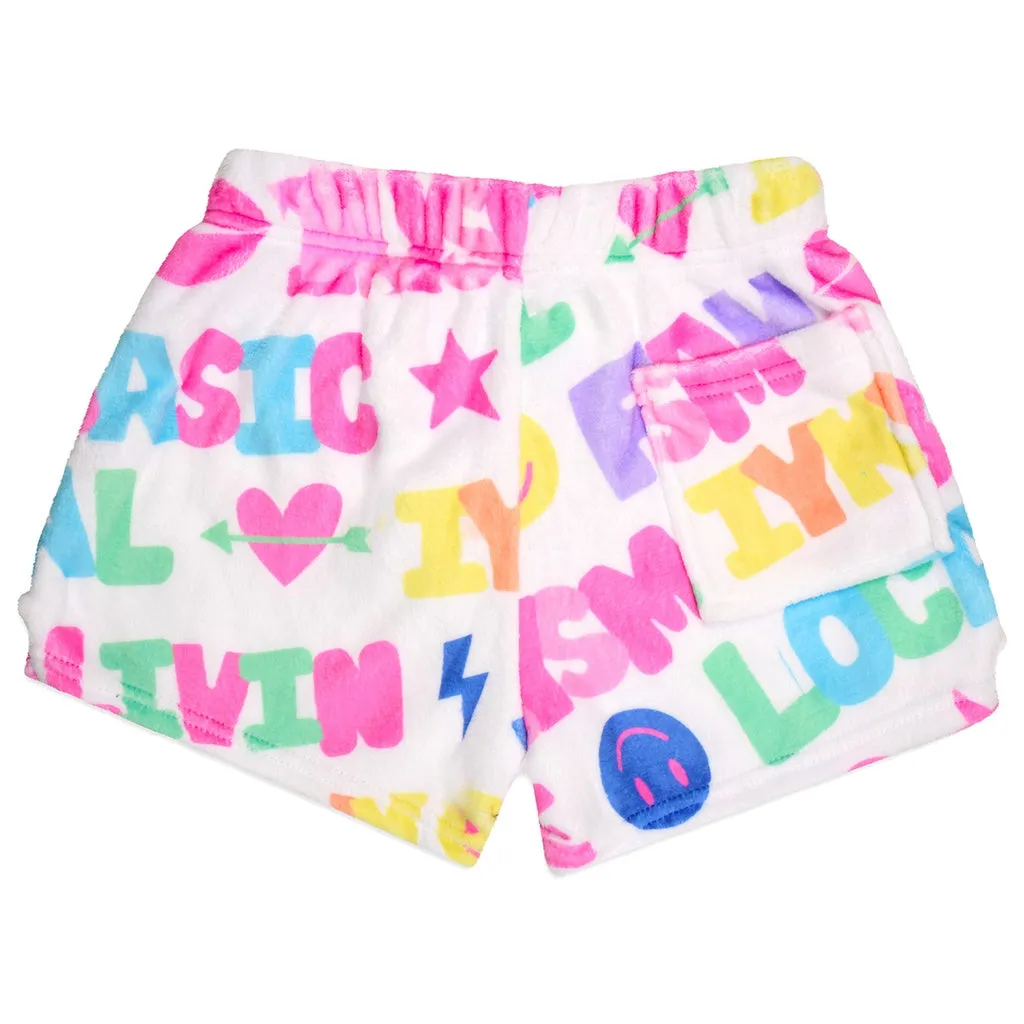 iScream- Theme Icons Plush Shorts