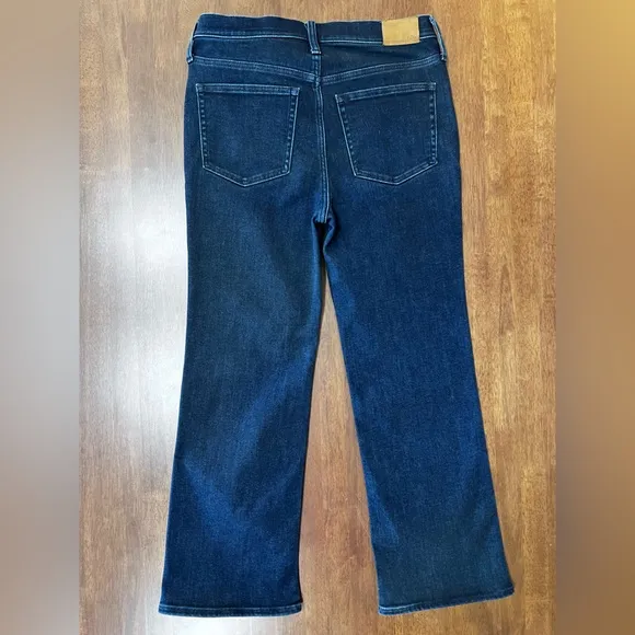 J. Crew Slim Demi Boot Brushed Back Jean Rinse wash. Size 30