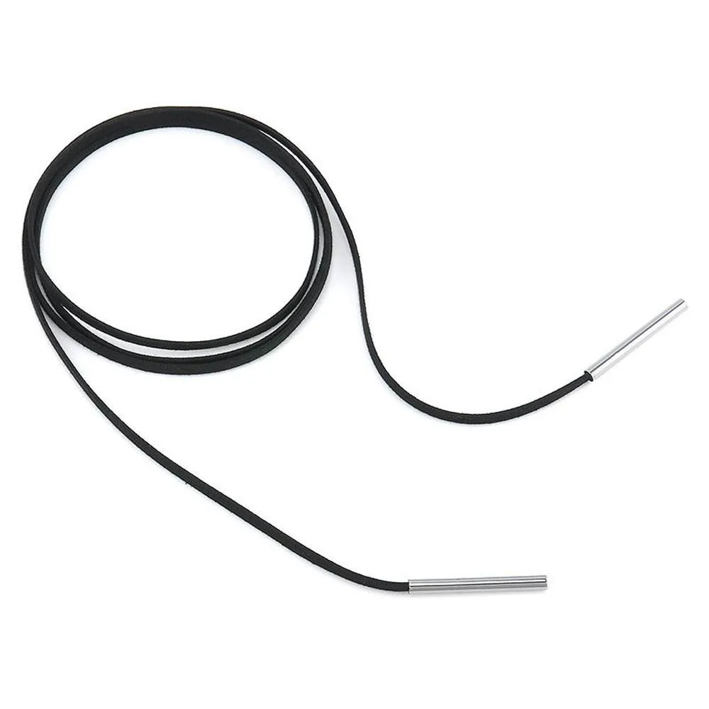 Janie Black Rope Tube Necklace