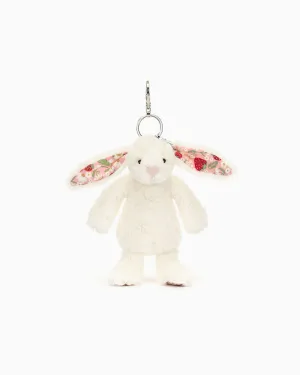 Jellycat Blossom Cream Bunny Berry Bag Charm